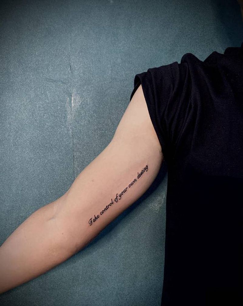 英文纹身图片_手臂纹身图案