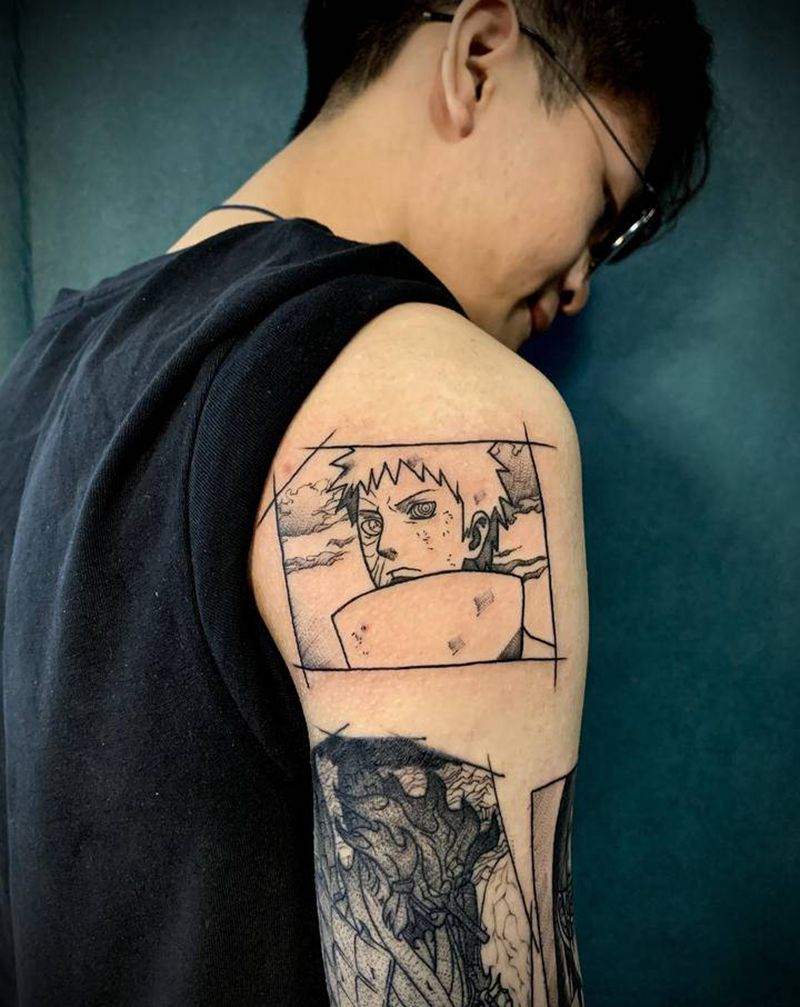火影忍者纹身图片_手臂纹身图案