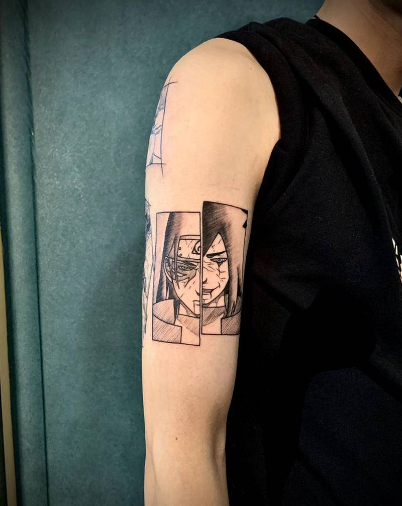 火影忍者纹身图片_手臂纹身图案