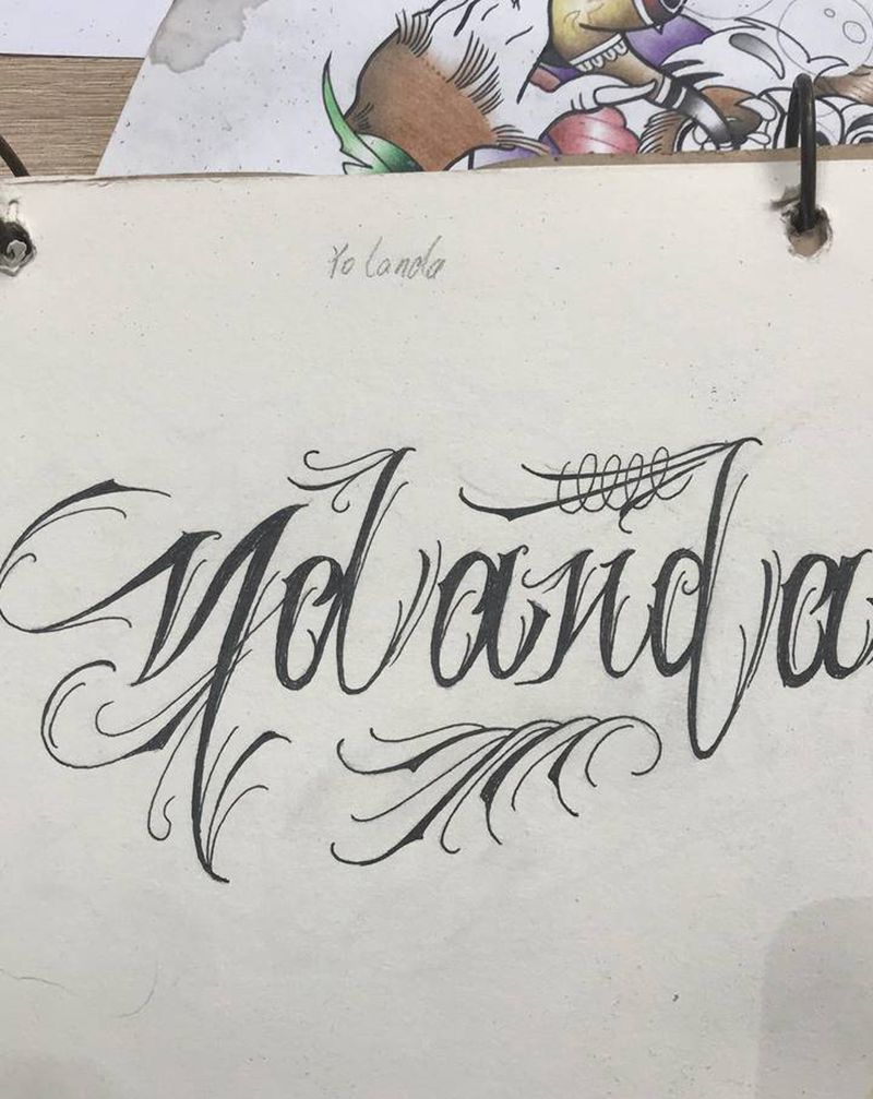 手稿纹身图片_点刺纹身图案