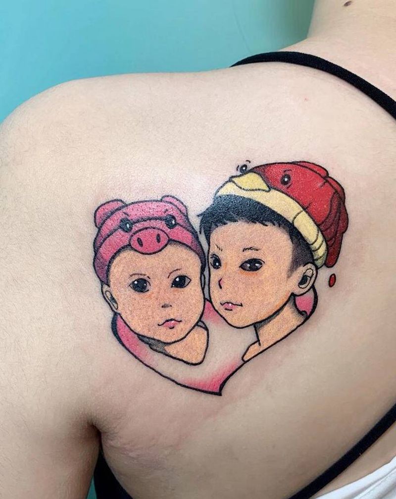 1纹身图片_肩部纹身图案