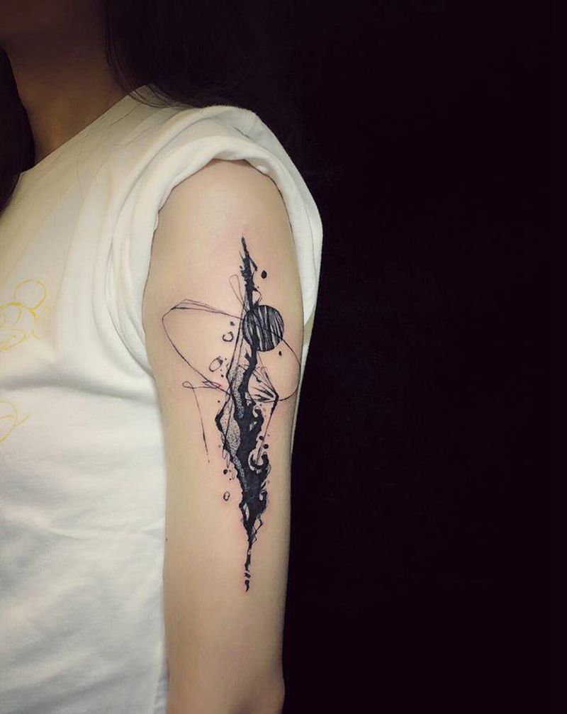 坚韧不屈的纹身