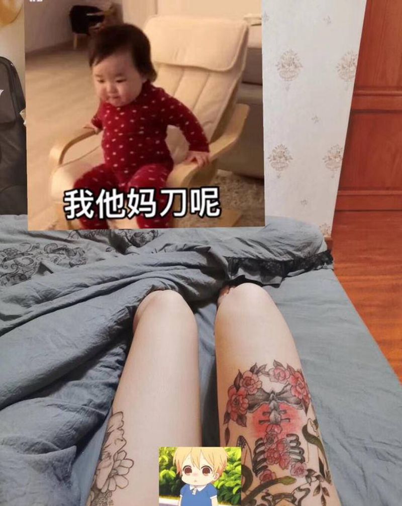 买家秀纹身图片_水墨水彩纹身图案