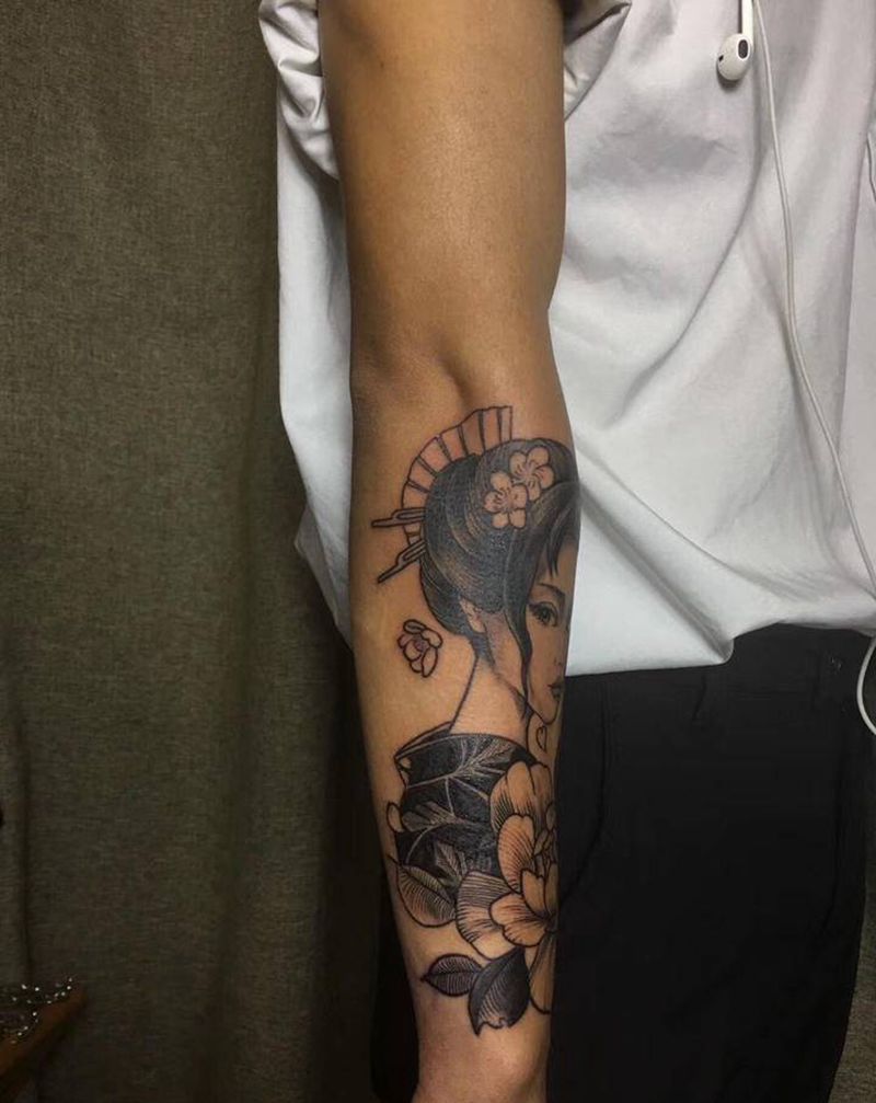 还差一些，下次继续。纹身图片_新传统纹身图案