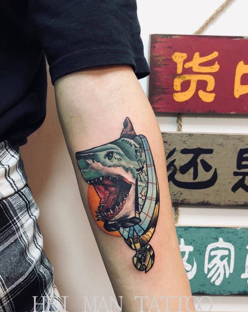 Old school纹身图片_手臂纹身图案