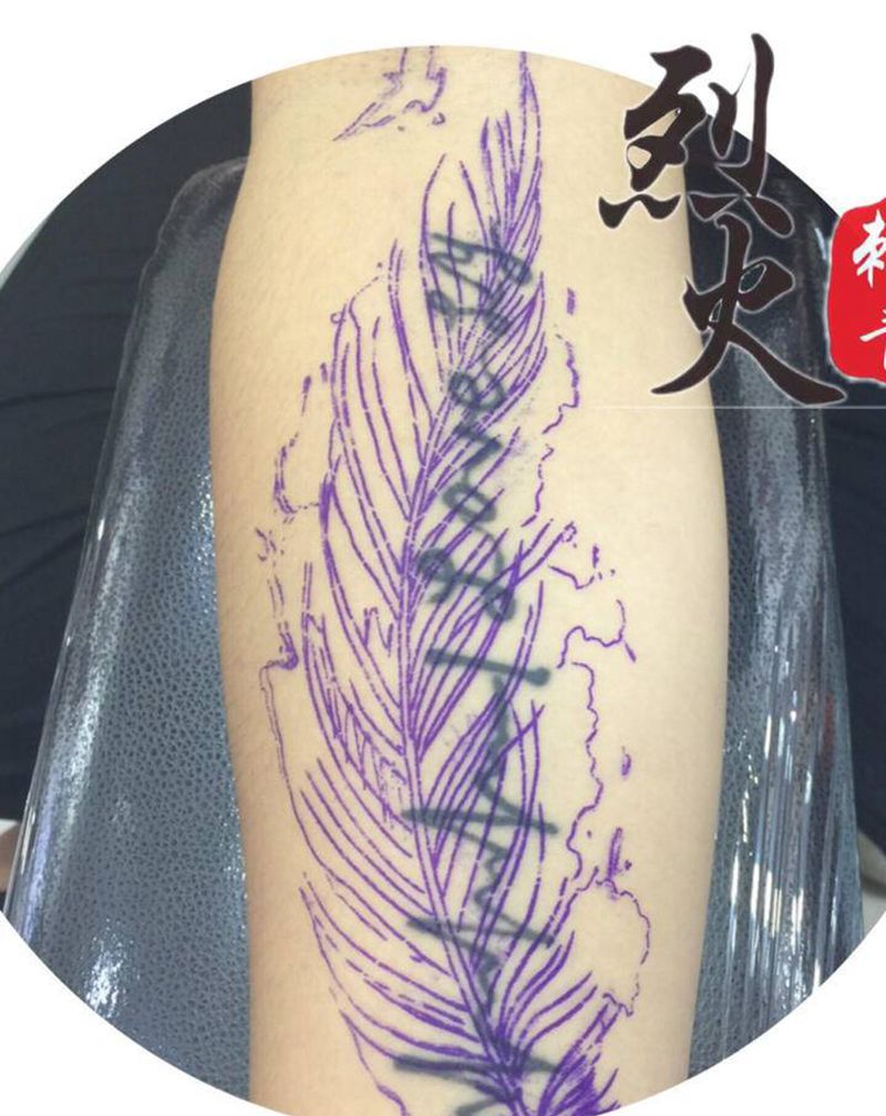 遮盖纹身图片_手臂手部水彩纹身图案