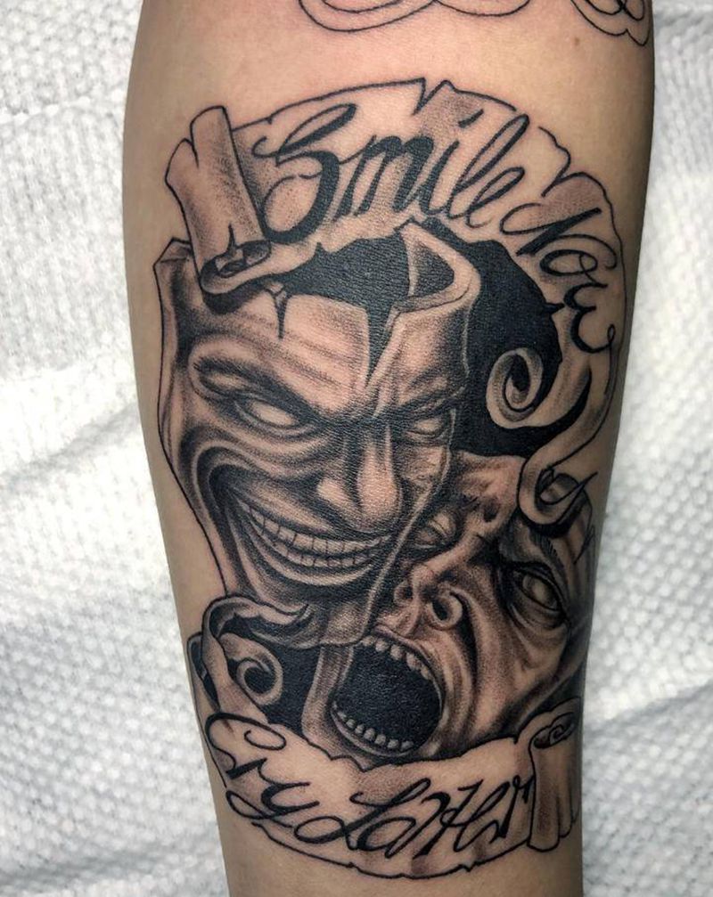 西海岸纹身图片_手臂欧美写实纹身图案