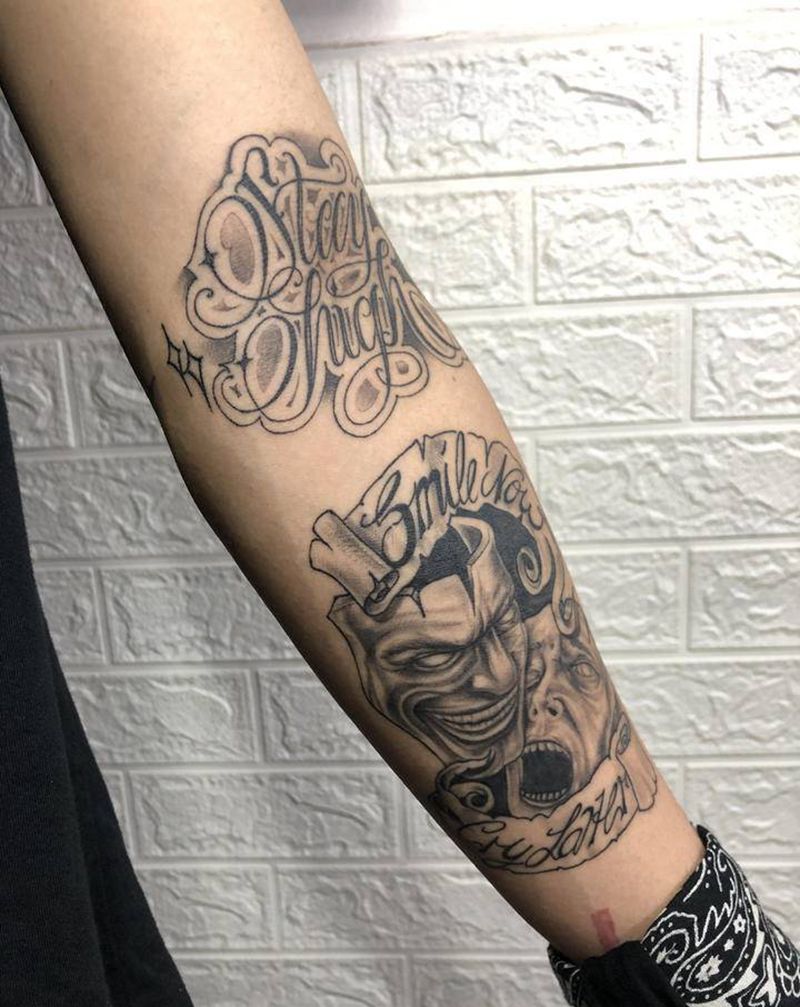 标题纹身图片_手部纹身图案