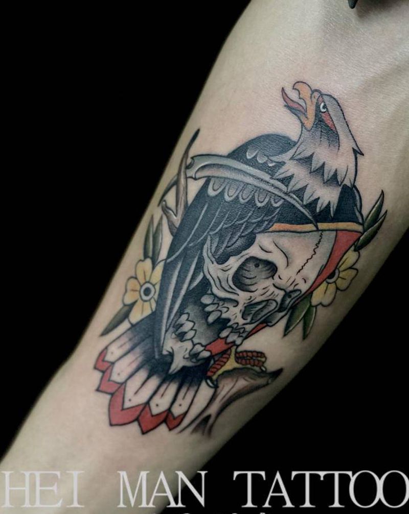 Old school纹身图片_手部纹身图案