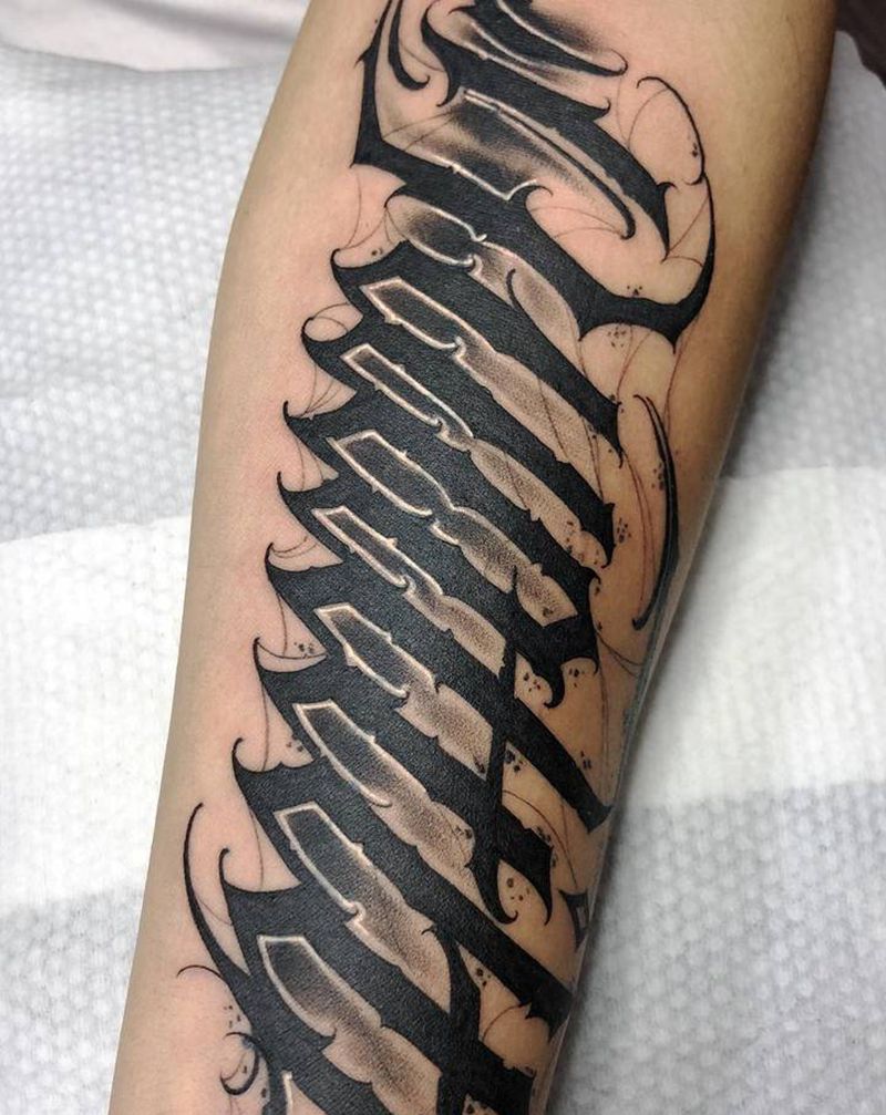 花体纹身图片_手部纹身图案