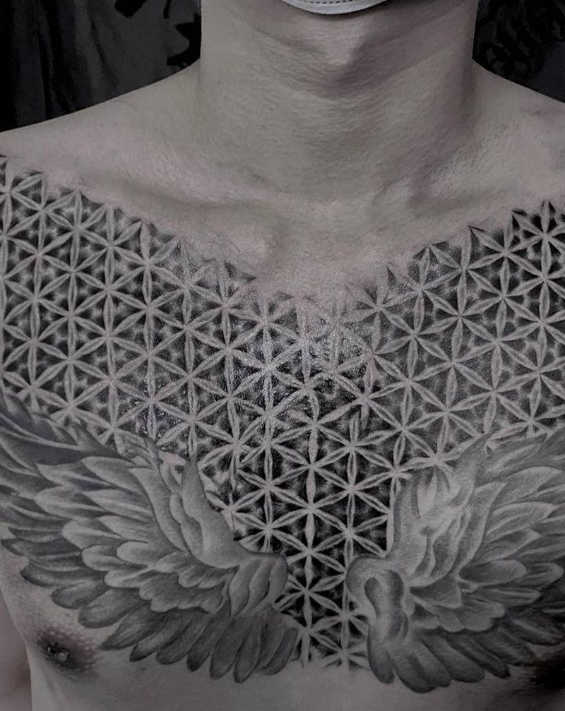 图腾纹身图片_胸部图腾图腾纹身图案