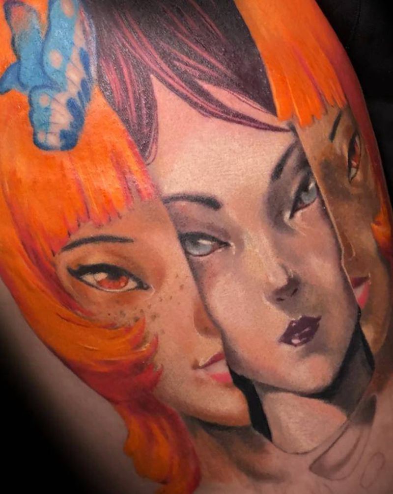 红辣椒纹身图片_欧美写实红辣椒二次元梦纹身图案