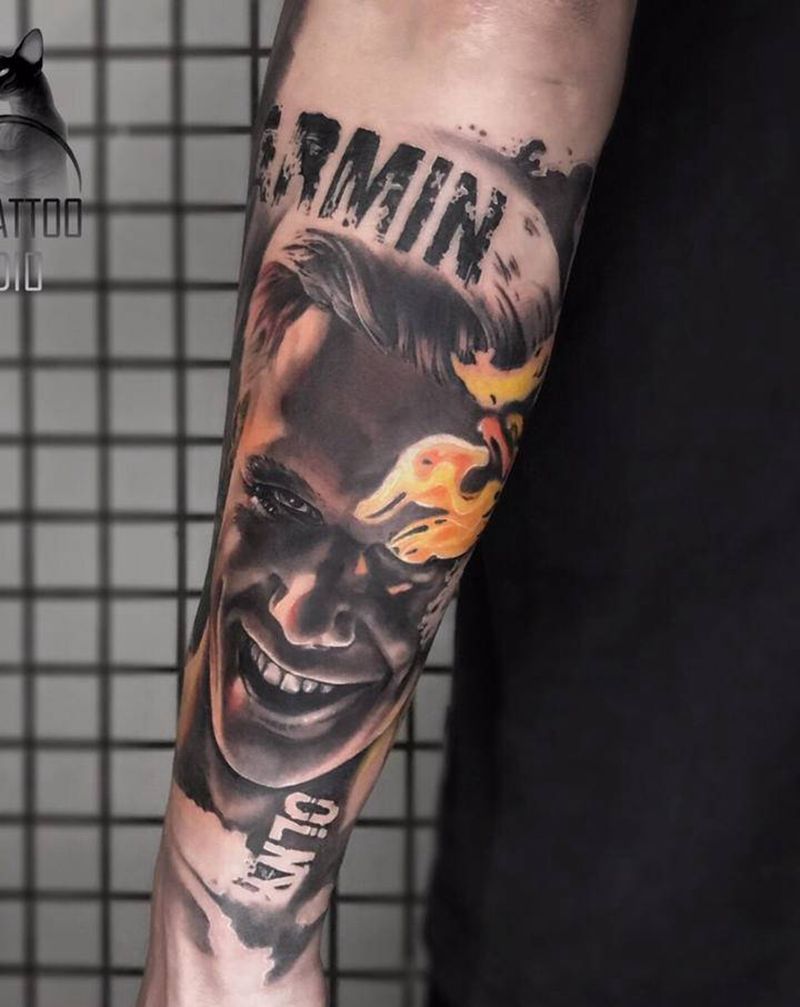 阿明仔纹身图片_欧美写实纹身图案