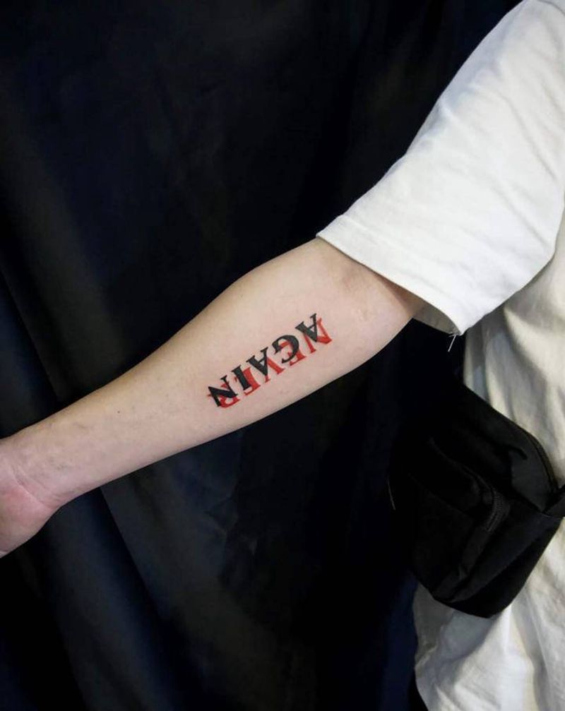 英文纹身图片_手臂纹身图案