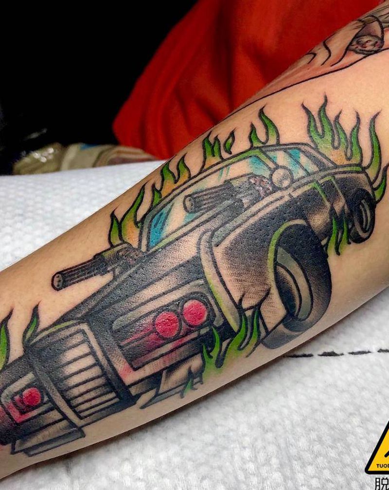 青蜂侠纹身图片_手臂手部Old School纹身图案