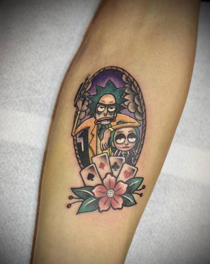 old  school卡通纹身图片_手部Old SchoolNew School纹身图案