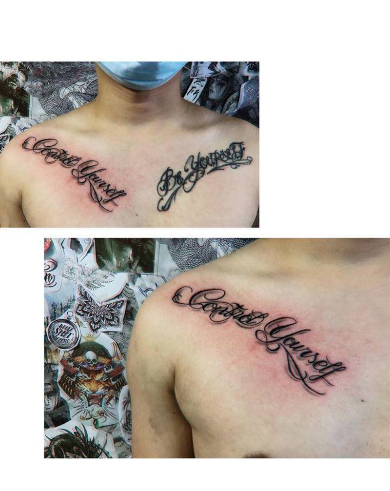 随写纹身图片_花体字纹身图案