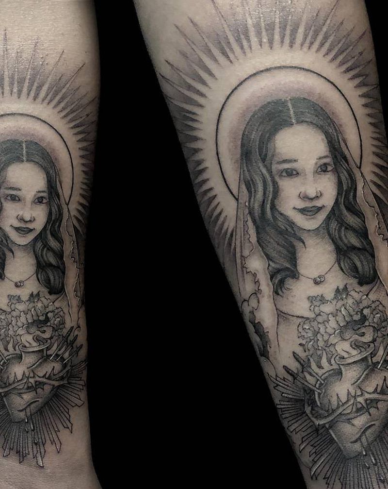 别人家的老婆纹身图片_手部手臂纹身图案