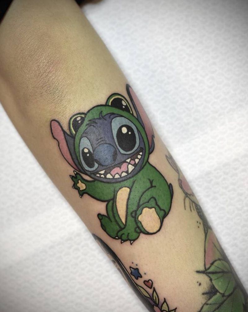 史迪仔纹身图片_手部Old SchoolNew School纹身图案