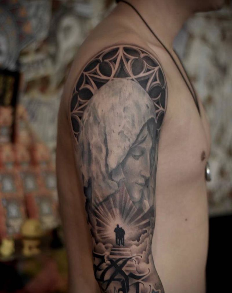 欧美填空系列以及恢复纹身图片_手臂手部欧美写实花体字纹身图案