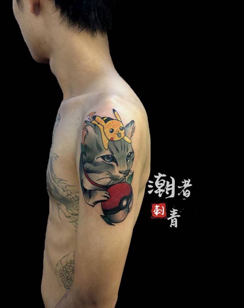 school纹身图片_手臂Old School纹身图案