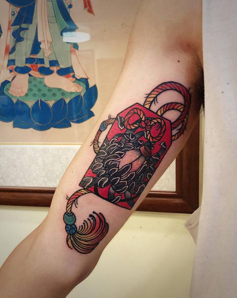 日式小图纹身图片_手臂老传统纹身图案