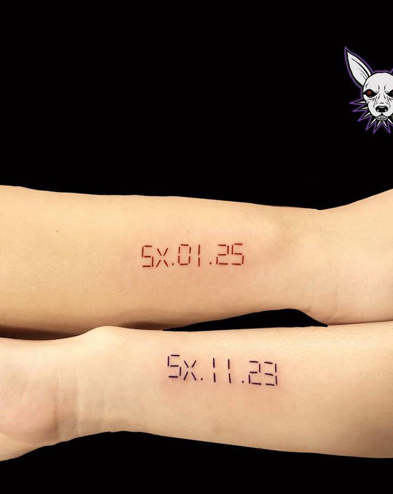 数学纹身图片_手臂几何纹身图案