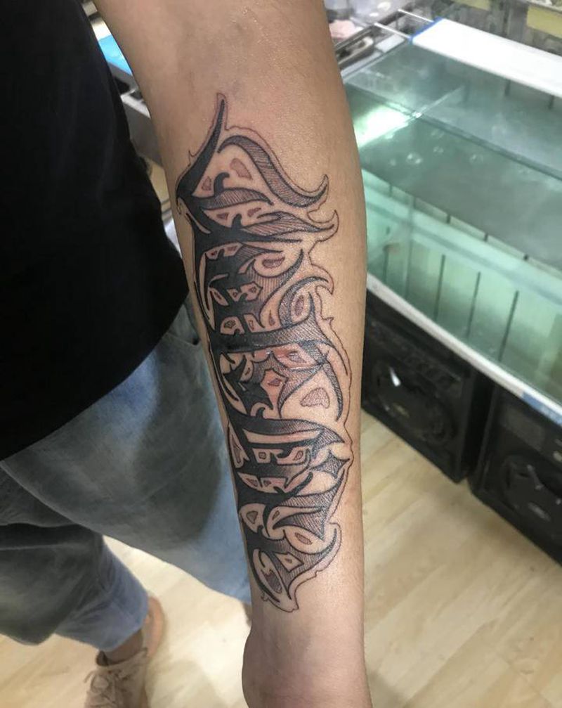 其卡诺纹身图片_手臂纹身图案