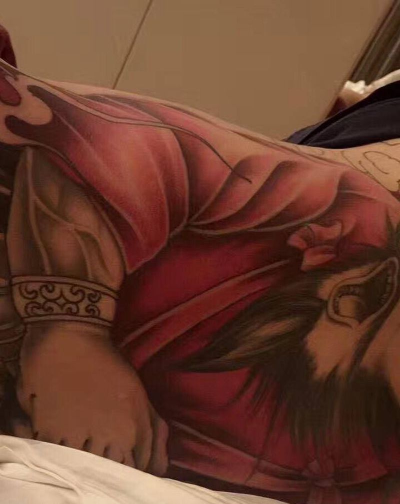 永夜刺青工作室纹身图片_背部纹身图案