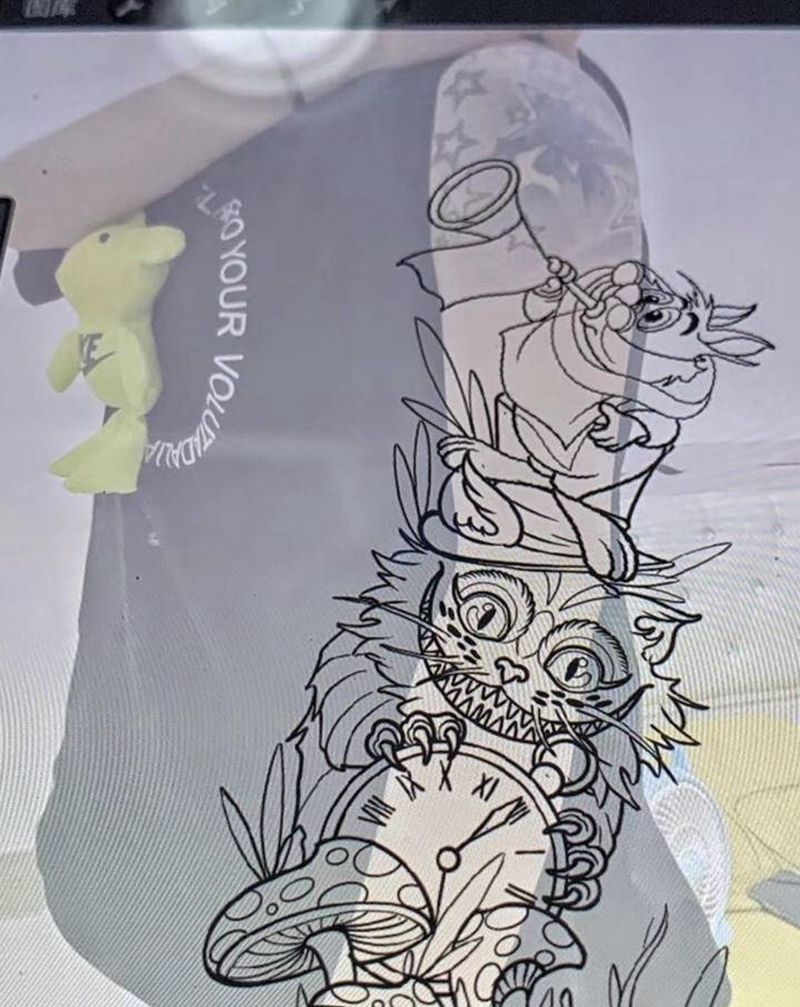 永夜刺青工作室纹身图片_手臂纹身图案