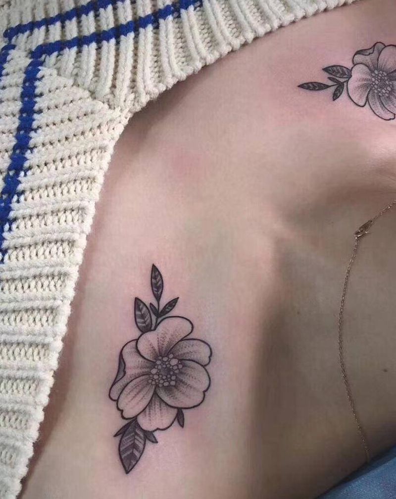 永夜刺青工作室纹身图片_肩部纹身图案