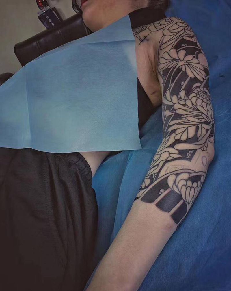 永夜刺青工作室纹身图片_手臂纹身图案