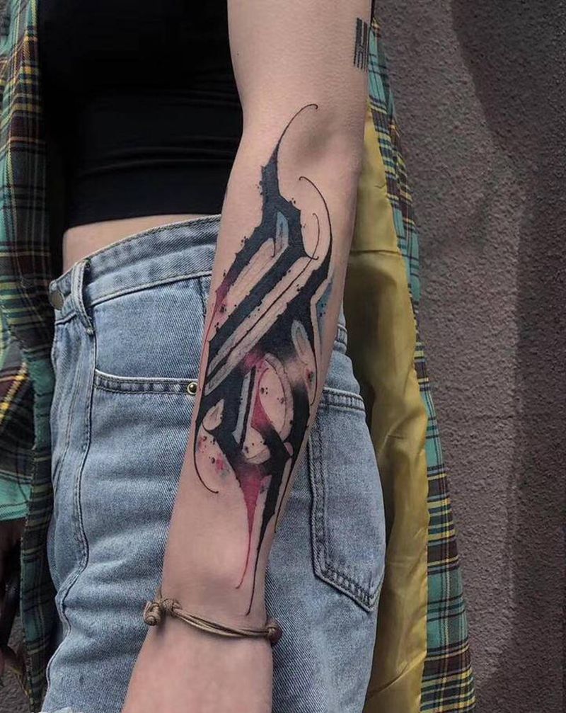 永夜刺青工作室纹身图片_手臂纹身图案