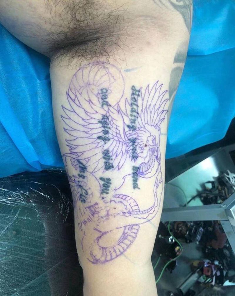 遮盖纹身图片_手臂纹身图案