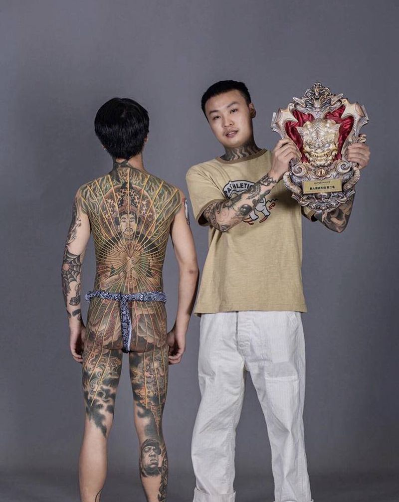 新人传统大组第二名纹身图片_新传统纹身图案