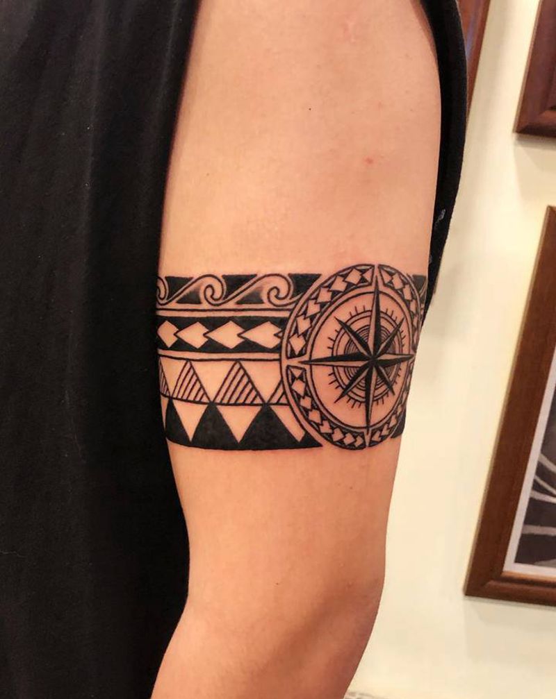 图腾臂环纹身图片_手臂图腾纹身图案