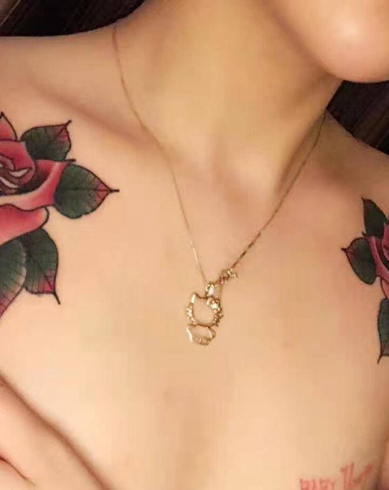 永夜刺青纹身图片_肩部纹身图案