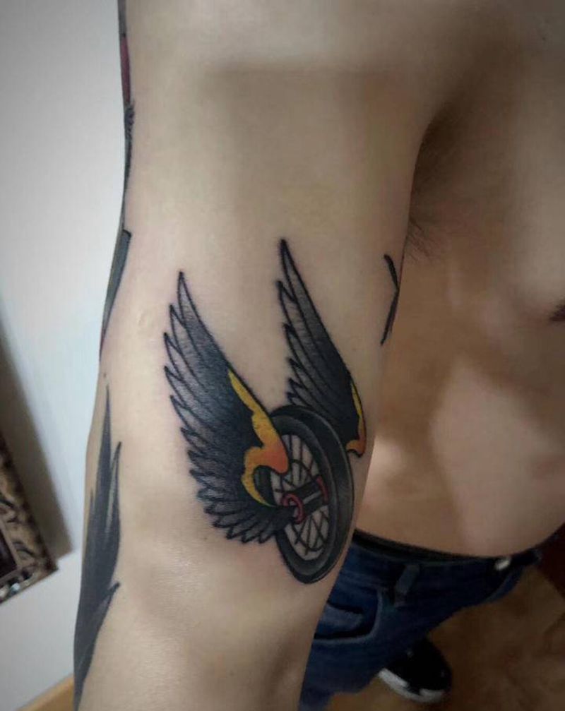 永夜刺青纹身图片_手臂纹身图案