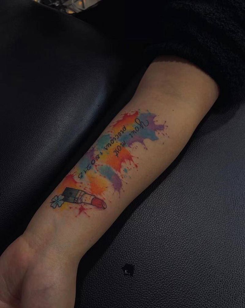 永夜刺青纹身图片_手臂纹身图案