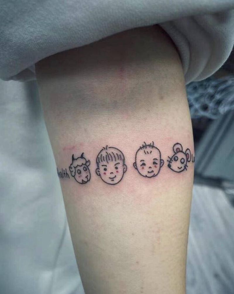 永夜刺青纹身图片_手臂纹身图案