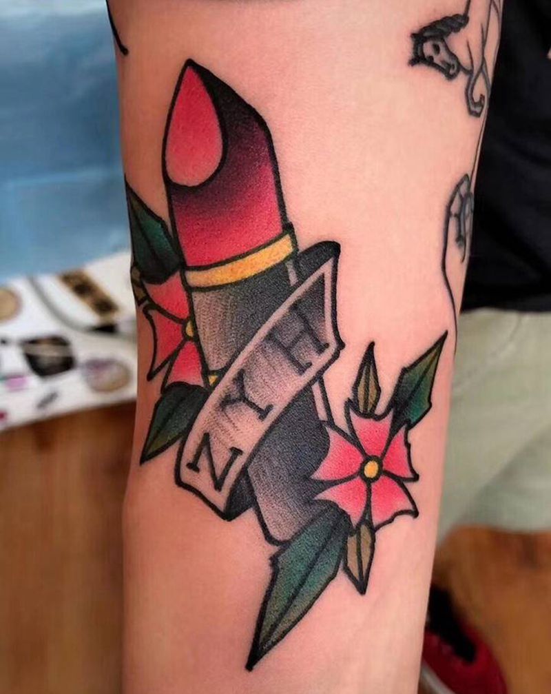 永夜刺青纹身图片_手臂纹身图案