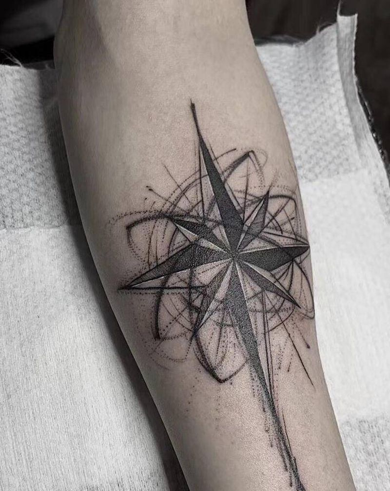 永夜刺青纹身图片_手臂纹身图案