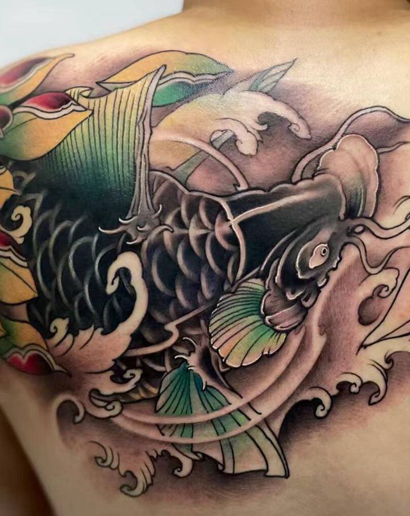 永夜刺青纹身图片_背部纹身图案