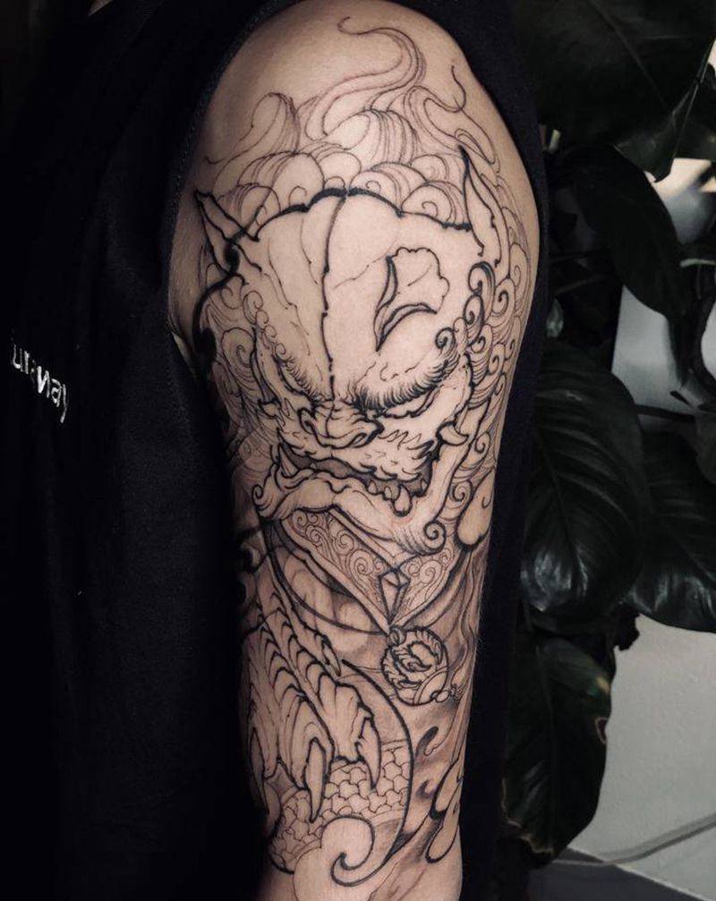 未完待续纹身图片_手臂新传统纹身图案