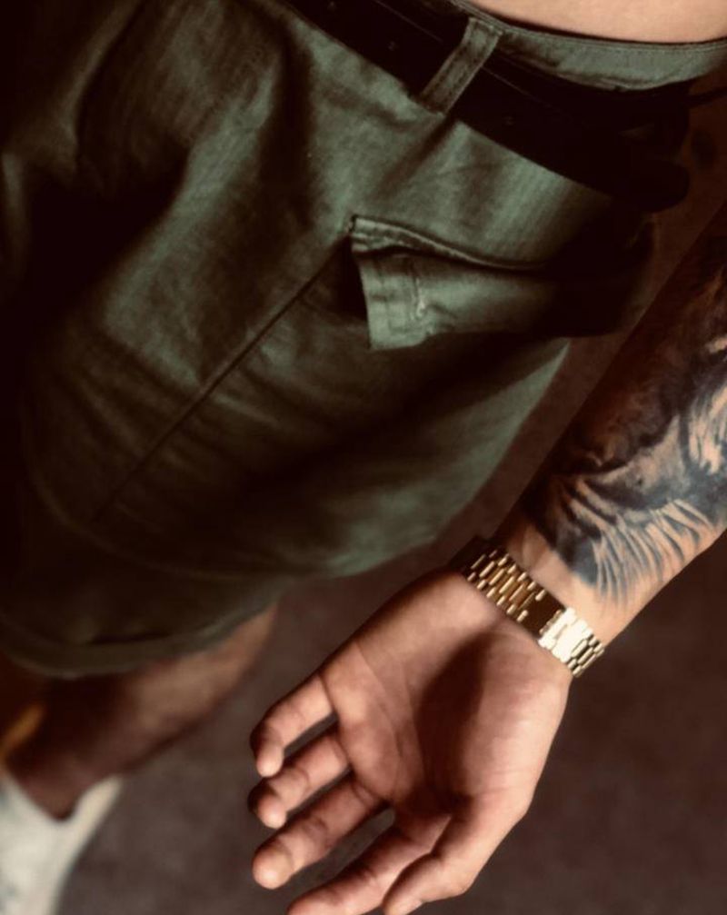 老虎恢复效果纹身图片_手臂欧美写实点刺纹身图案