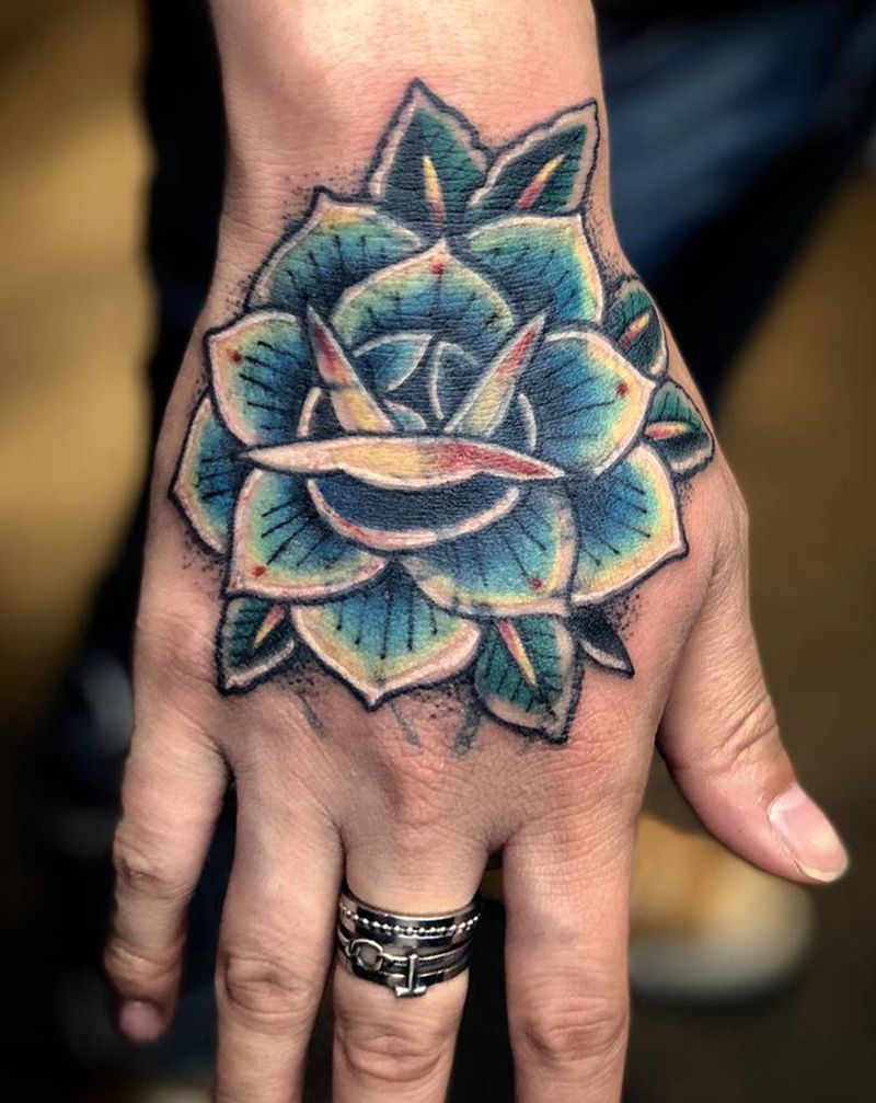 旧图覆盖纹身图片_手部New School点刺纹身图案