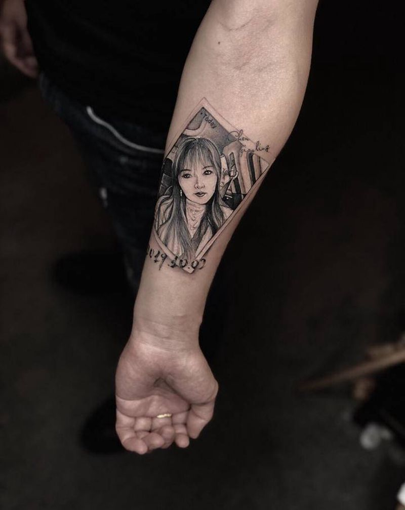 点刺人物纹身图片_手臂点刺纹身图案