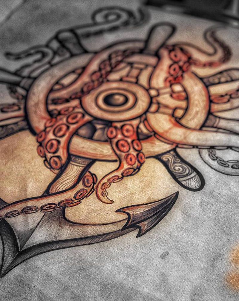 客订手稿纹身图片_手臂欧美写实纹身图案