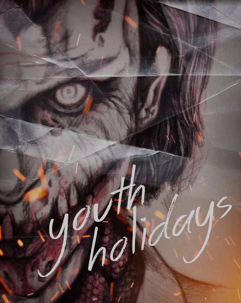 小丑男纹身图片_手臂欧美写实点刺纹身图案