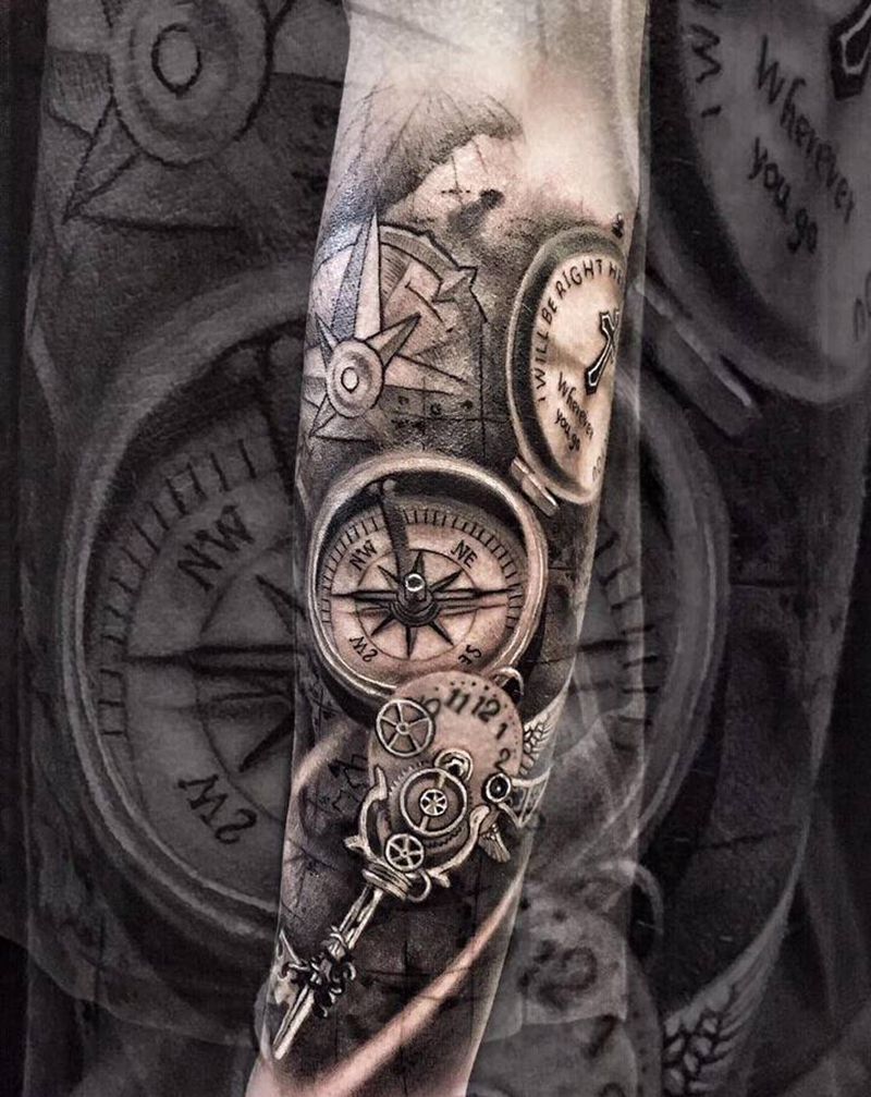 作品纹身图片_欧美写实纹身图案